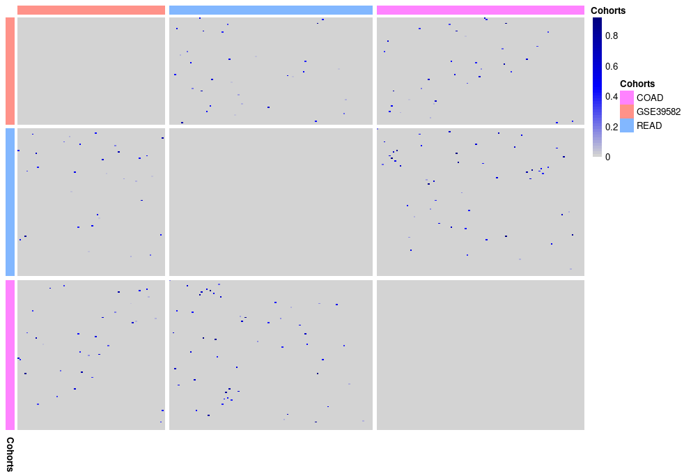 Reciprocal Best Hits Heatmap